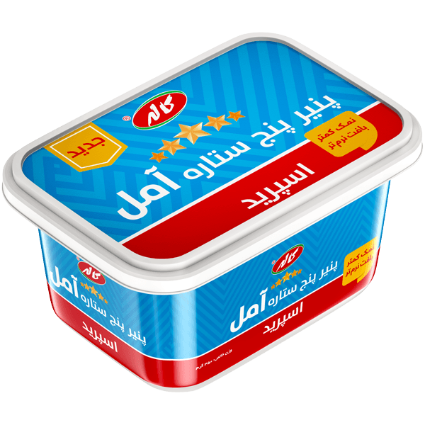 کالع پنیر پنج ستاره آمل اسپرید 350 گرم