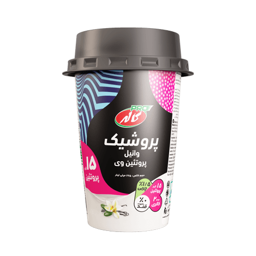کاله پروشیک وانیلی پروتئین وی لیوانی 225 میلی