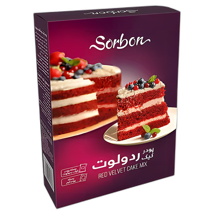 سوربون پودر کیک ردولوت 600 گرم