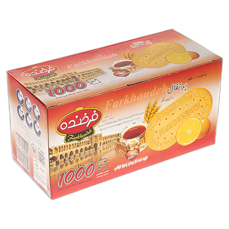 فرخنده بیسکویت پرتقالی 900گرمی