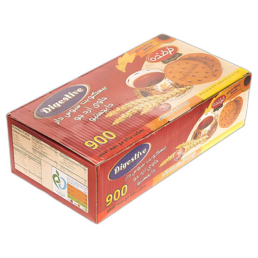 فرخنده بیسکوئیت سبوس دار 900 گرم