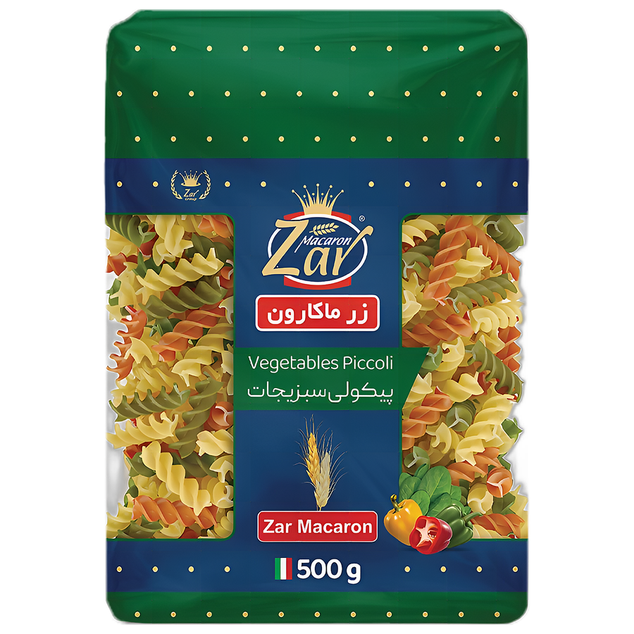 زرماکارونی فرمی پیکولی سبزیجات 500 گرم