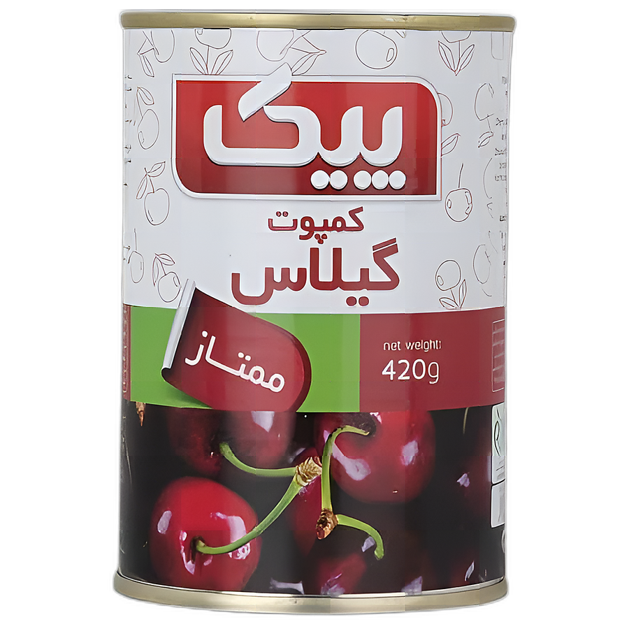 پیک کمپوت گیلاس ممتاز 420 گرم