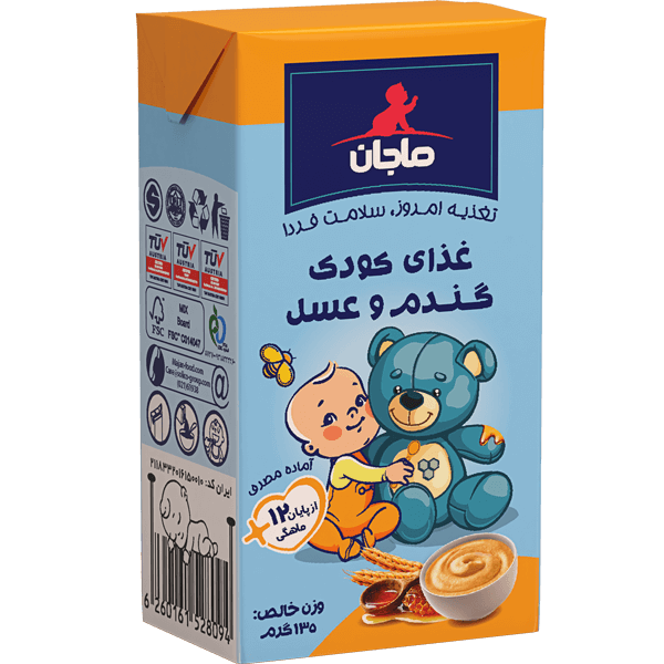 کاله ماجان غذای کودک گندم و عسل 135 گرمی