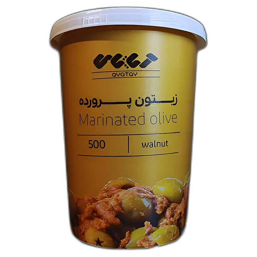 آیاتای کنسرو زیتون پرورده گردویی 500 گرم