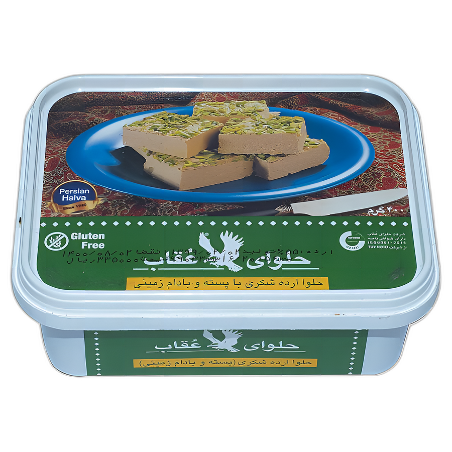 حلوای عقاب ارده شکری پسته و بادام زمینی 400گرم