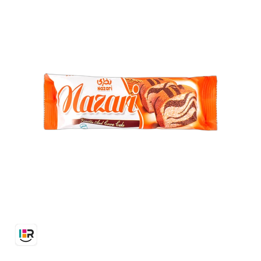 نظری کیک روغنی وانیلی شکلاتی 90 گرم