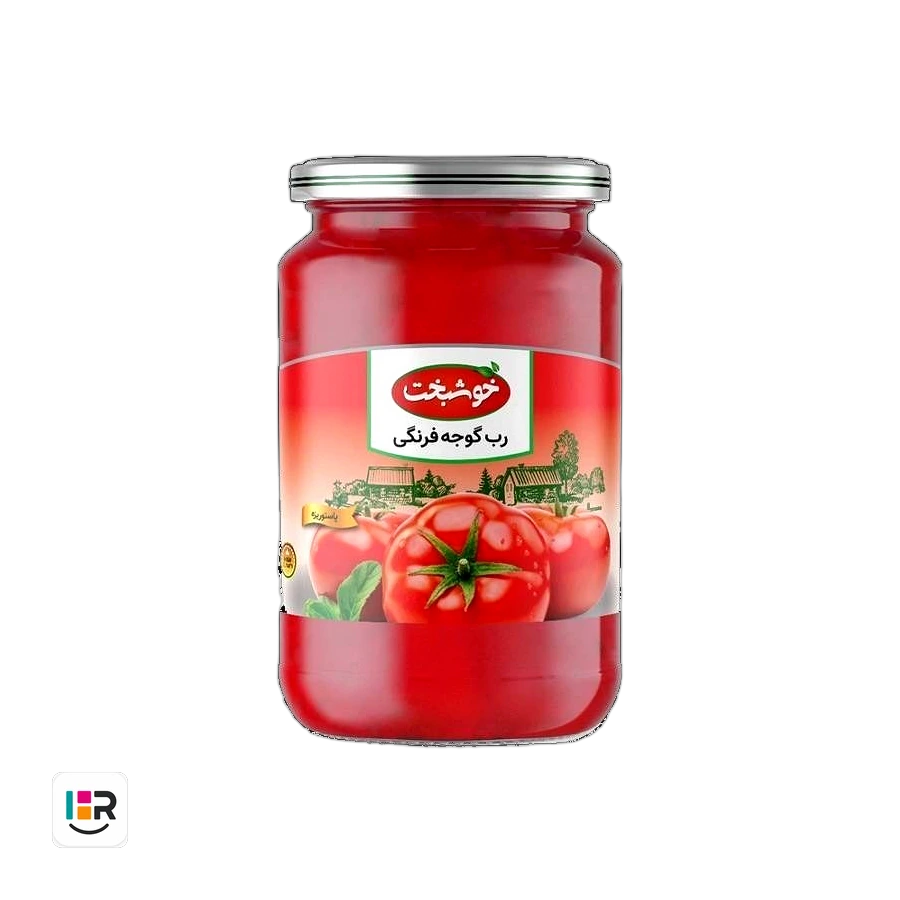 گوجه فرنگی خوشبخت شیشه ای ۷۰۰ گرم