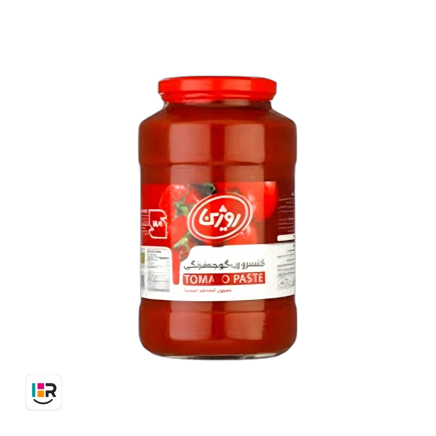 روژین کنسرو رب گوجه فرنگی شیشه ای 1550 گرم