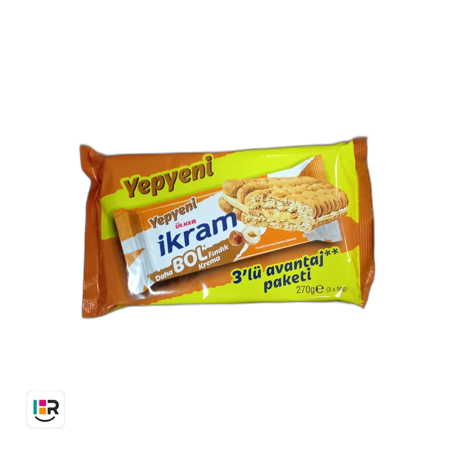 بیسکوییت مغزدار اولکر ۲۷۰ گرمی
